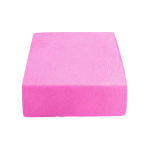 Luc Prostěradlo Froté Classic s gumkou – růžové 180 x 80