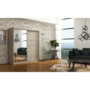 ARK Šatní skříň INFER, Dub Sonoma 150 cm