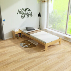 Maxi Postel z masivu Adam 90 x 200 cm - barva Borovice + matrace SUPERFLEX ROŠT ZDARMA