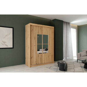 ARK Šatní skříň IKING, Dub Votan 150 cm