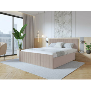 Eka Čalouněná postel EMILY 180x200 cm Barva látky Trinity: (2312) Zelená