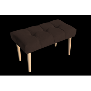 Eka Lavice Skam 60x40 cm Barva látky Trinity: (2308) Tmavá hnědá