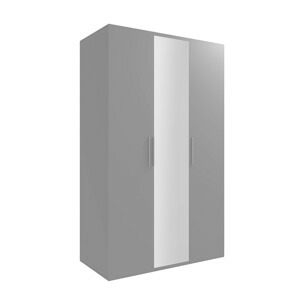 ARK Šatní skříň BURUNDI, Šedá 120 cm