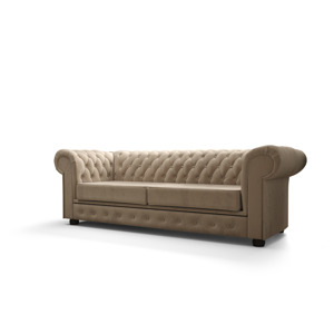 GRAND Pohovka LUXURY, dvojsedák Barva: VELVET 06, Rozkládání do lůžka: Ano