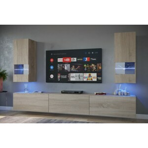 Ral Obývací stěna OPIA 11, 273 cm - Sonoma