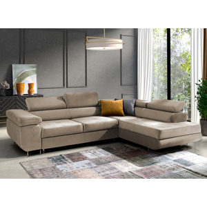 Eka Rohová sedačka URUS, 271 cm Roh sedačky: Pravý, Barva látky: PAROS 02