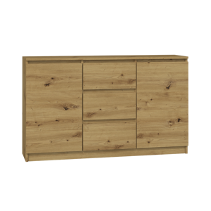 TPS Komoda 2D3S 120 cm - Dub artisan