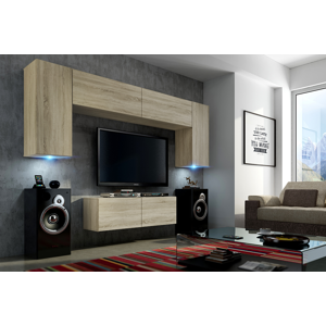 Ral Obývací stěna SENSE 256 cm - Sonoma