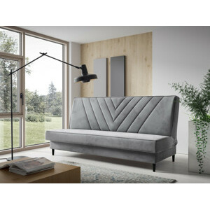 Eka Pohovka FRANK, 200 cm Výběr nohou: Černé, Barva látky: MONOLITH 84