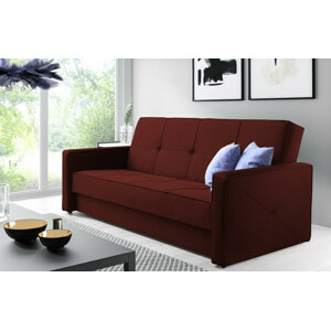 Eka Pohovka FOX, 210 cm Barva látky: Vínová (Kronos 20)