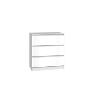 TPS Komoda MALAVA M3 70 cm - Bílý lesk