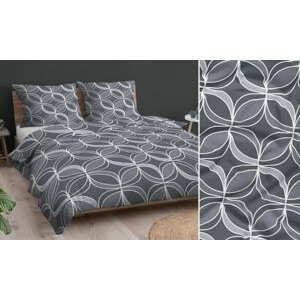 MZ Povlečení 140 x 200 - Šedý elipsoid