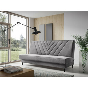 Eka Pohovka FRANK, 200 cm Výběr nohou: Černé, Barva látky: MONOLITH 85