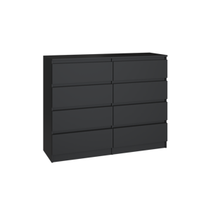 TPS Komoda MALAVA M8 120 cm - Černá