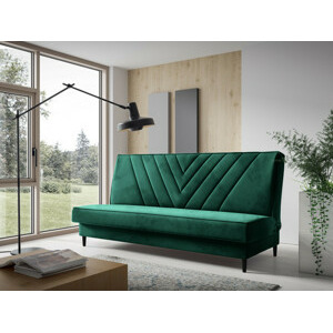 Eka Pohovka FRANK, 200 cm Výběr nohou: Černé, Barva látky: MONOLITH 37