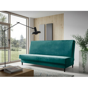 Eka Pohovka HELENA, 200 cm Výběr nohou: Černé, Barva látky: Modrá (Fresh 34)