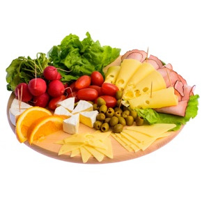 FK Dřevěné otočené servírovací prkénko - Ø 35 cm