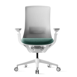 Kancelářská ergonomická židle ROLY WHITE - síťovina, více barev Zelená