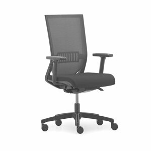 Kancelářská ergonomická židle RIM EASY PRO EP 1207 – látka, černá