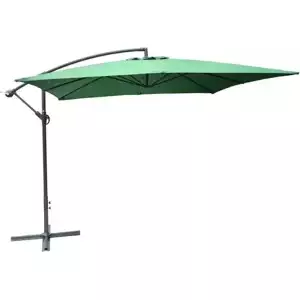 Rojaplast Slunečník kovový 8080 - 270cm - zelený