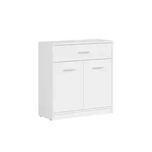 BRW NEPO PLUS komoda KOM2D1S, bílá
