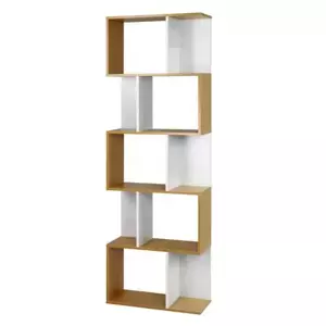 Tempo Kondela Regál Erdem New TYP 3 - borovice / bílá