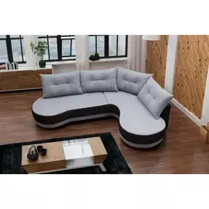 Falco Sedací souprava Abbey P šedá/černá