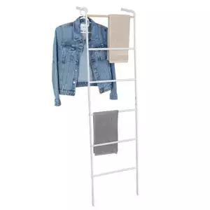 Tempo Kondela Věšák/žebřík BUNY - bílý