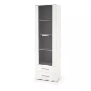 Halmar Vitrína Lima W-1 - bílá