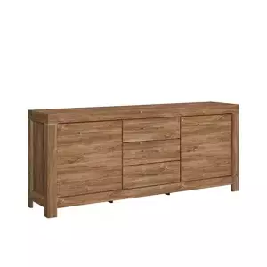 BRW Gent komoda KOM2D3S/9/20, dub stirling