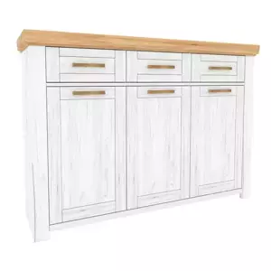 Tempo Kondela Komoda G SUDBURY - dub zlatá/dub bílá