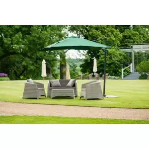 Dimenza Zahradní slunečník ROMA výkyvný - ALU 2,5x2,5/8/64 - zelený