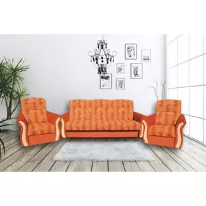 Falco Sedací souprava Ibiza 3F+1+1 oranžová/buk