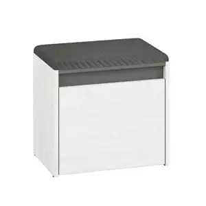 Casarredo Botník s výklopnými dvířky FARFARA sněžná borovice/antracit