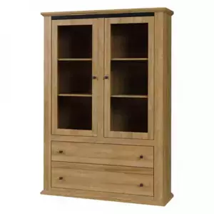 Tempo Kondela Vitrína LEON MZ5 - dub grand