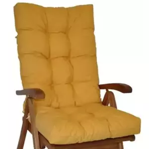 Axin Trading Polstr křeslo vysoké - žlutý melír