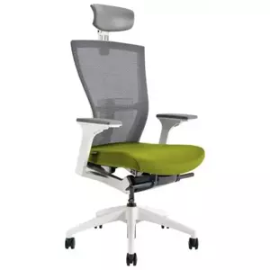 Office Pro Kancelářské křeslo Merens White s podhlavníkem