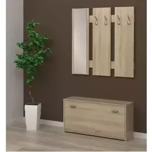 Tempo Kondela Věšáková stěna LADA 03 NEW - dub sonoma