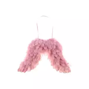 Autronic Andělská křídla z peří - růžová AK1907-PINK