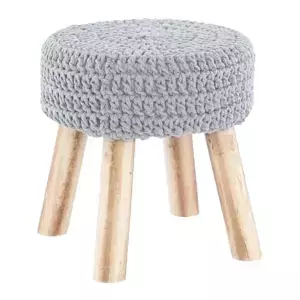 Tempo Kondela Taburet Naida, šedá vlna