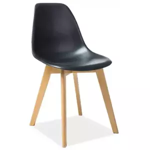 Casarredo Jídelní židle MORIS černá/buk
