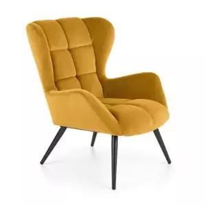 Halmar Křeslo TYRION - hořčicová