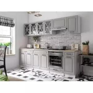 Falco Kuchyňská Linka Gréta 260 šedá MAT