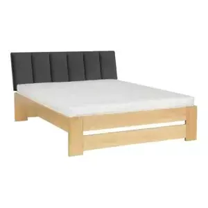 Casarredo Postel GRAUS 187 šířka 180 cm buk ZG001 tmavě šedá