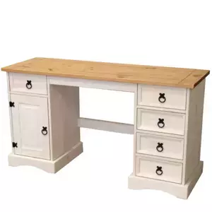 Idea Psací stůl CORONA bílý vosk 16334B