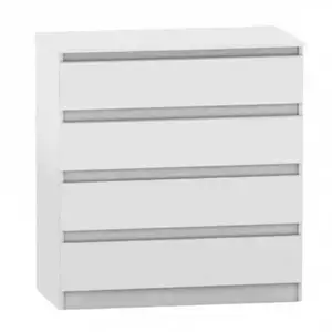 Tempo Kondela 4 šuplíková komoda HANY NEW 004 - bílá