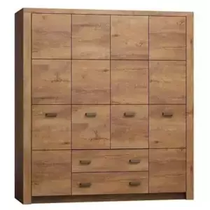 Casarredo Šatní skříň 4-dveř. INDIANAPOLIS I-18 jasan světlý