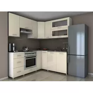 Falco Rohová kuchyňská linka Grepolis - jasmín lesk/KRF