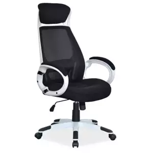 Casarredo Kancelářské křeslo Q-409 černá/bílá