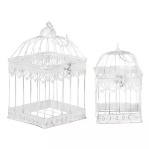 Autronic Sada 2 kusů kovových klecí UM0855 WT